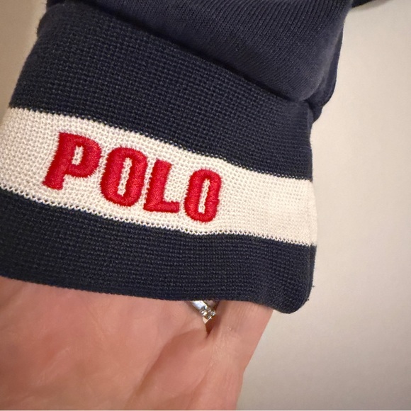 Polo Ralph Lauren sweatshirt 1967 Red White Blue Flag Men L - Picture 3 of 7
